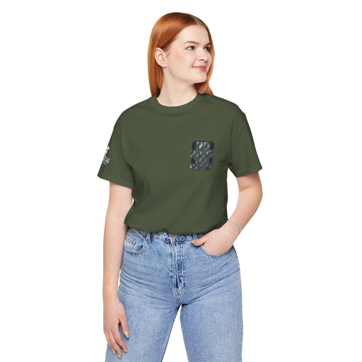 No Hook Too Heavy – Tow Truck Flag Tee