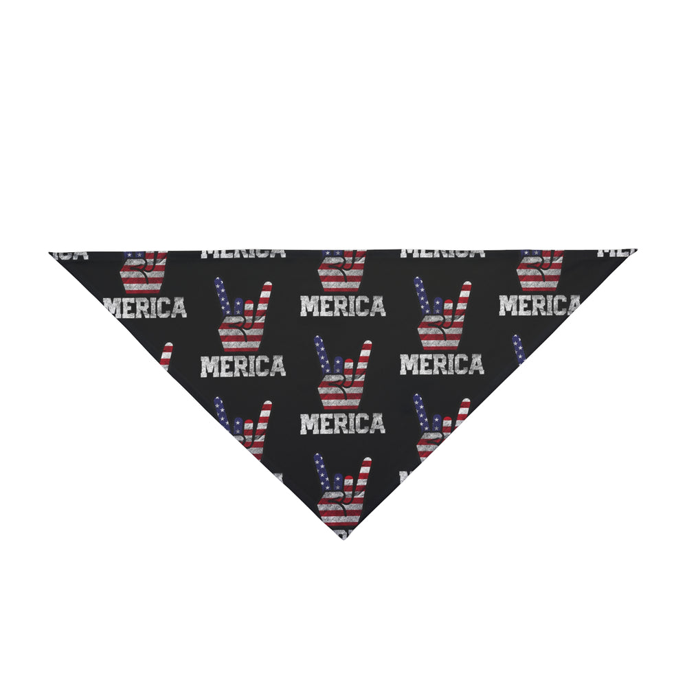 'Merica Patriotic Dog Bandana - American Flag