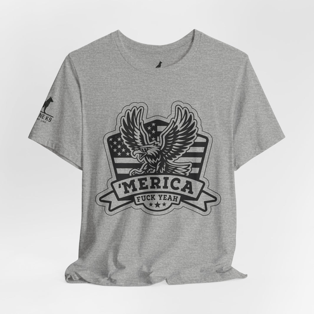 ’Merica F* Yeah! – Eagle & Shield Patriot Tee