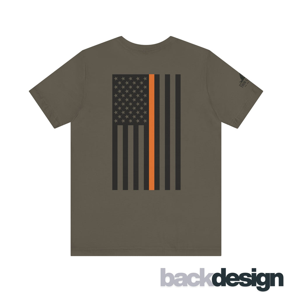 DPW Thin Orange Line Tee – Department of Public Works