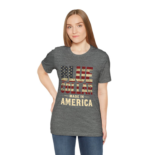 Blue Collar & Built in the USA Tee