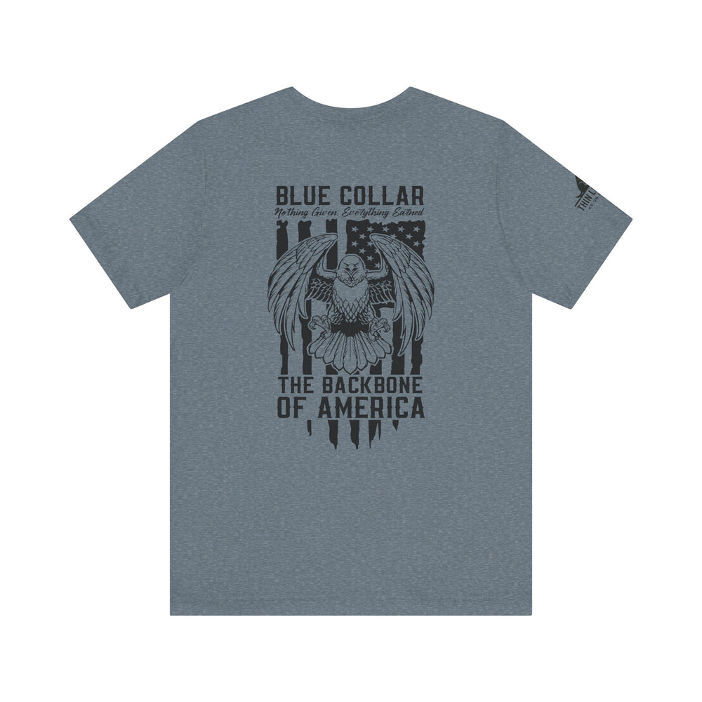 Blue Collar Eagle Flag Tee – Backbone of America Edition