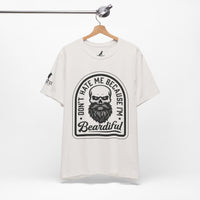 Don’t Hate Me Because I’m Beardiful – Skull Beard Tee