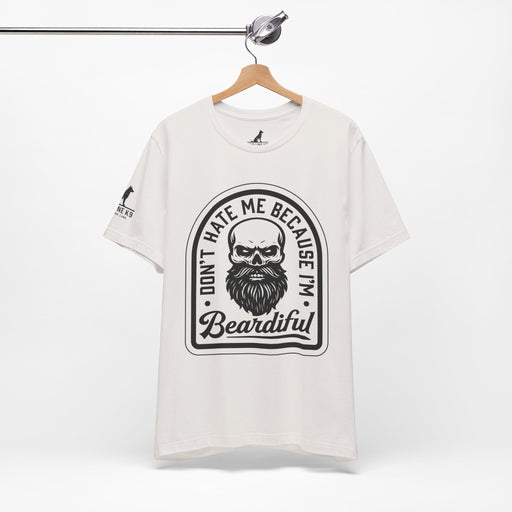 Don’t Hate Me Because I’m Beardiful – Skull Beard Tee