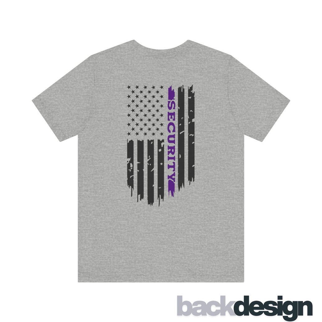 Thin Purple Line Flag Security T-Shirt