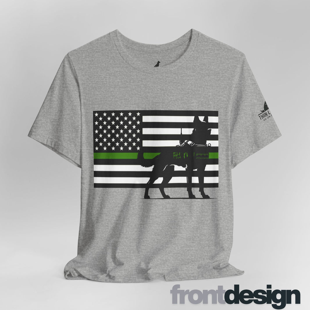 image Thin Green Line Patriot Tee – Military & Federal Support