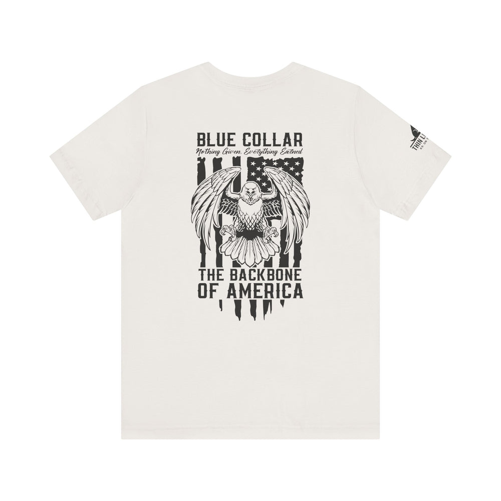 Blue Collar Eagle Flag Tee – Backbone of America Edition