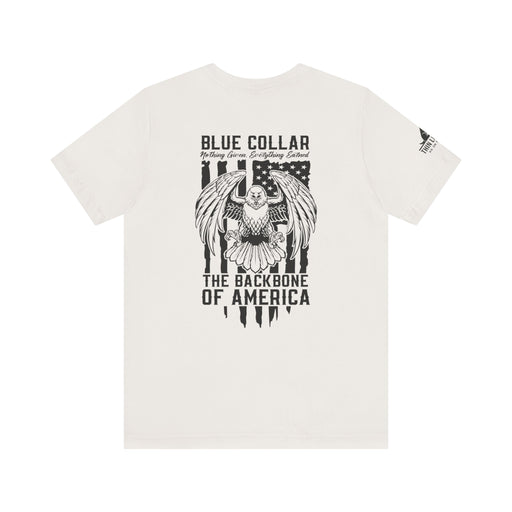 Blue Collar Eagle Flag Tee – Backbone of America Edition