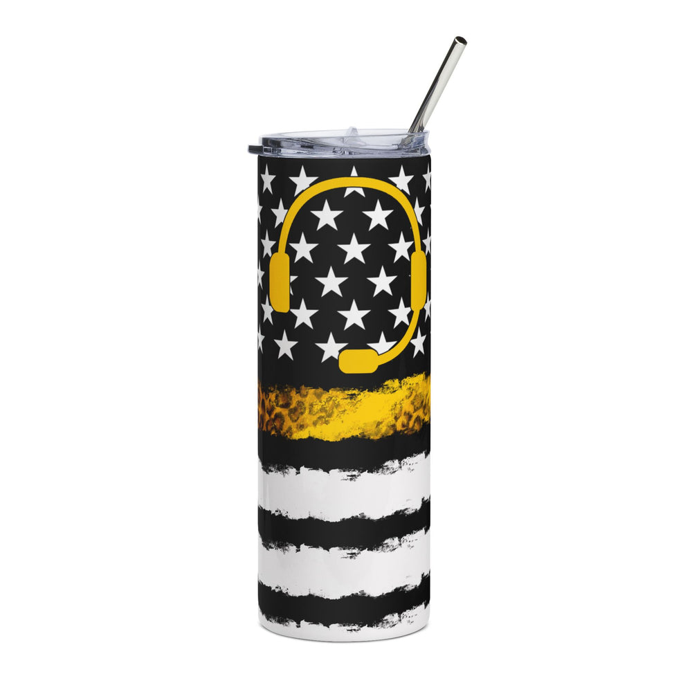 Thin Yellow Line Dispatcher Tumbler – 20oz of No-Nonsense Fuel