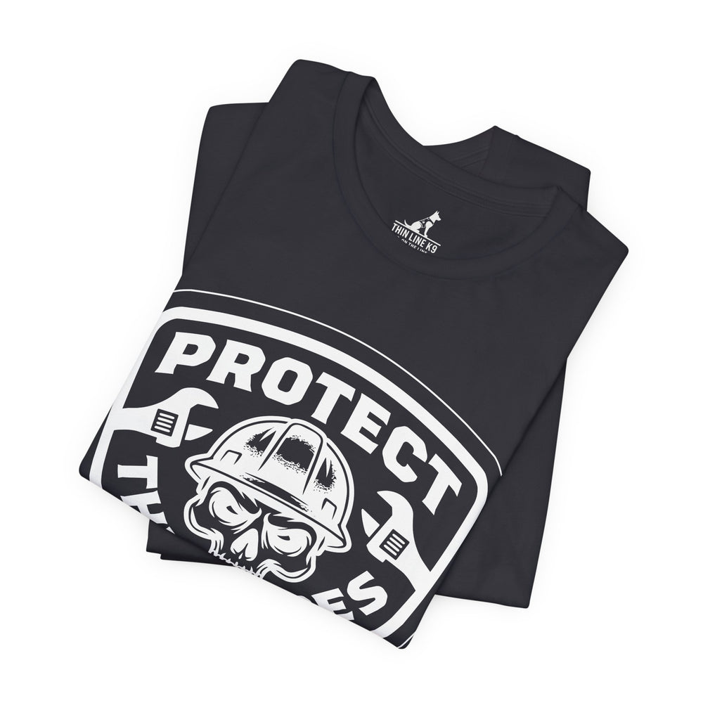 Protect the Trades – Skull & Wrenches Tee