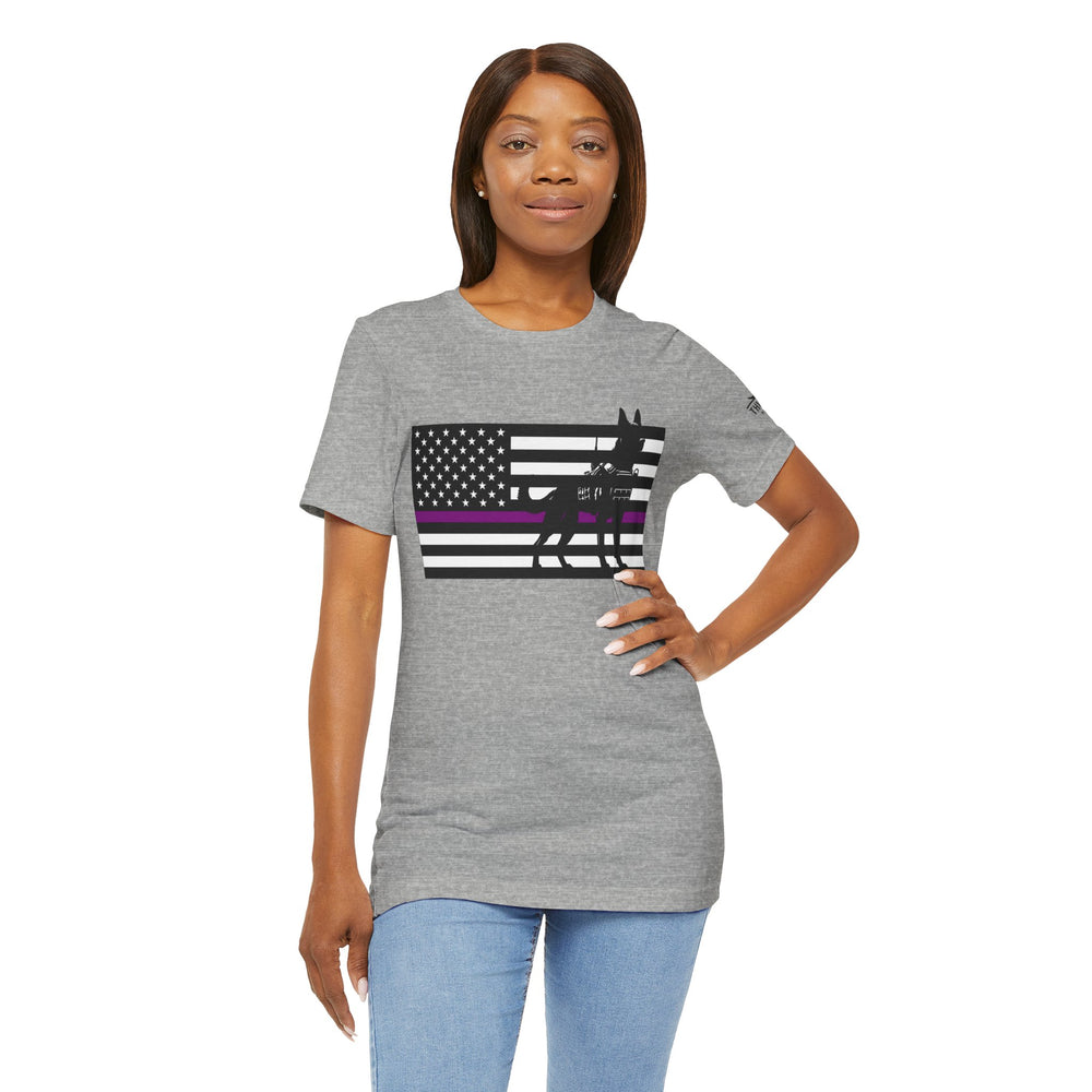 Thin Purple Line K9 t-shirt