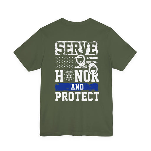 Serve Honor Protect Law Enforcement Tshirt