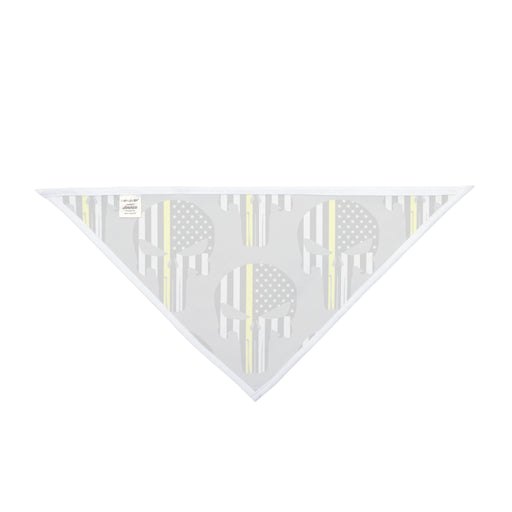 Punisher Thin Gold Line Dog Bandana