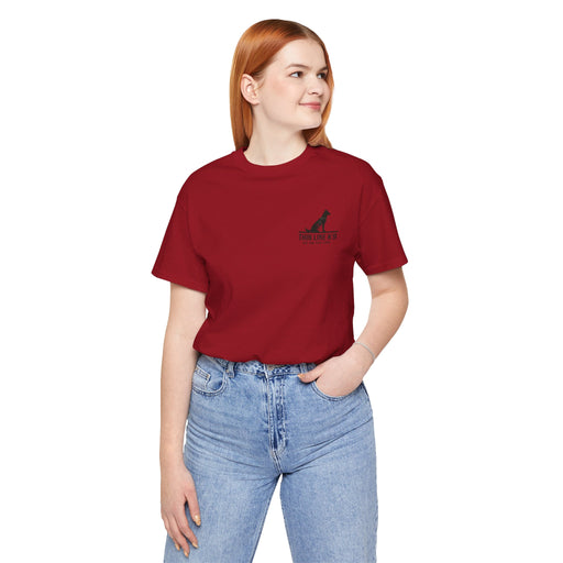 Thin White Line Flag T-shirt