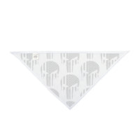 Thin Silver Line Flag Punisher Dog Bandana