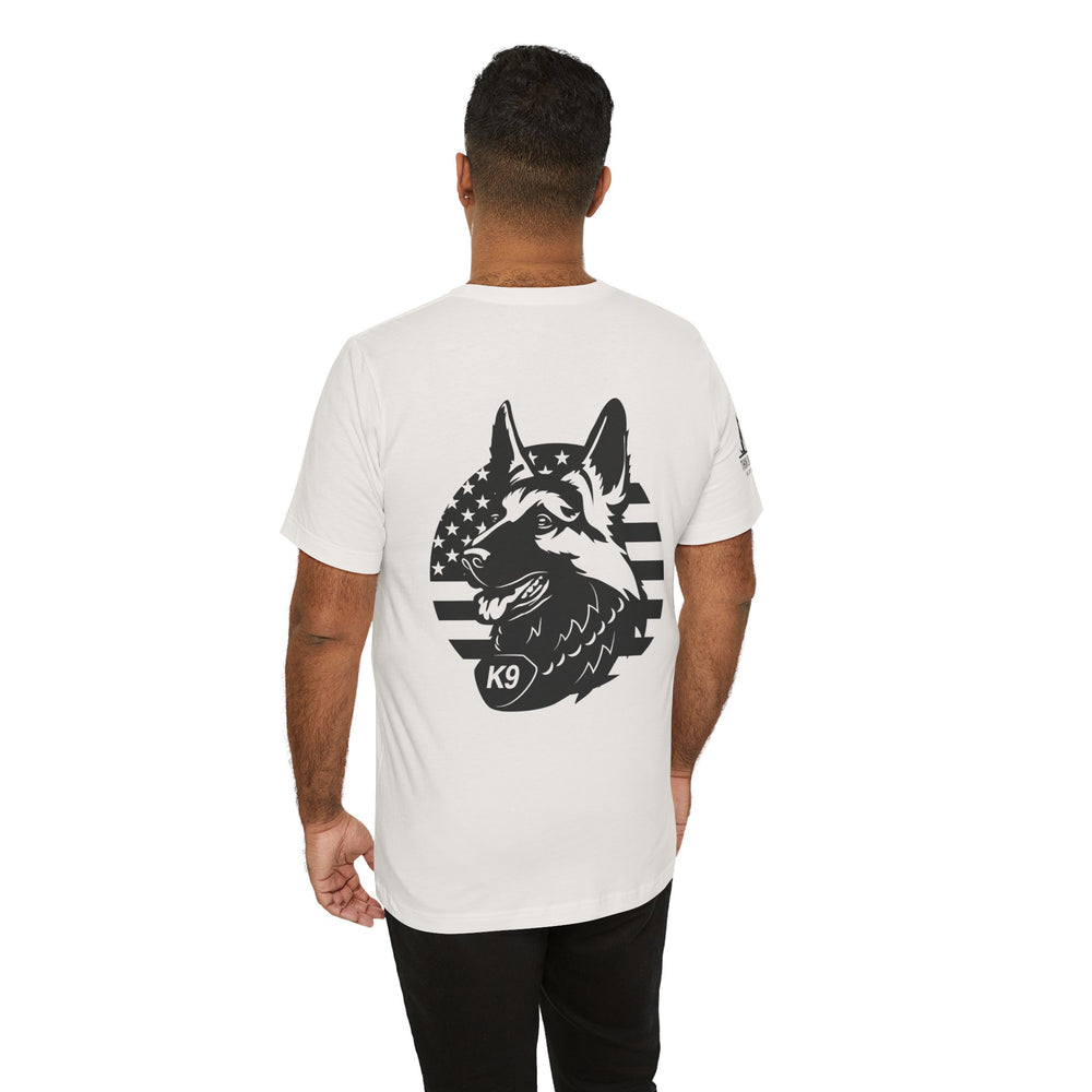Patriotic K9 American Flag Tee
