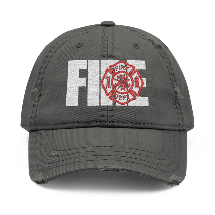 Distressed Firefighter Hat