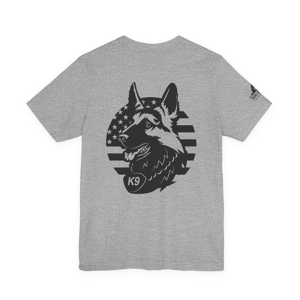 Patriotic K9 American Flag Tee