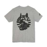 Patriotic K9 American Flag Tee