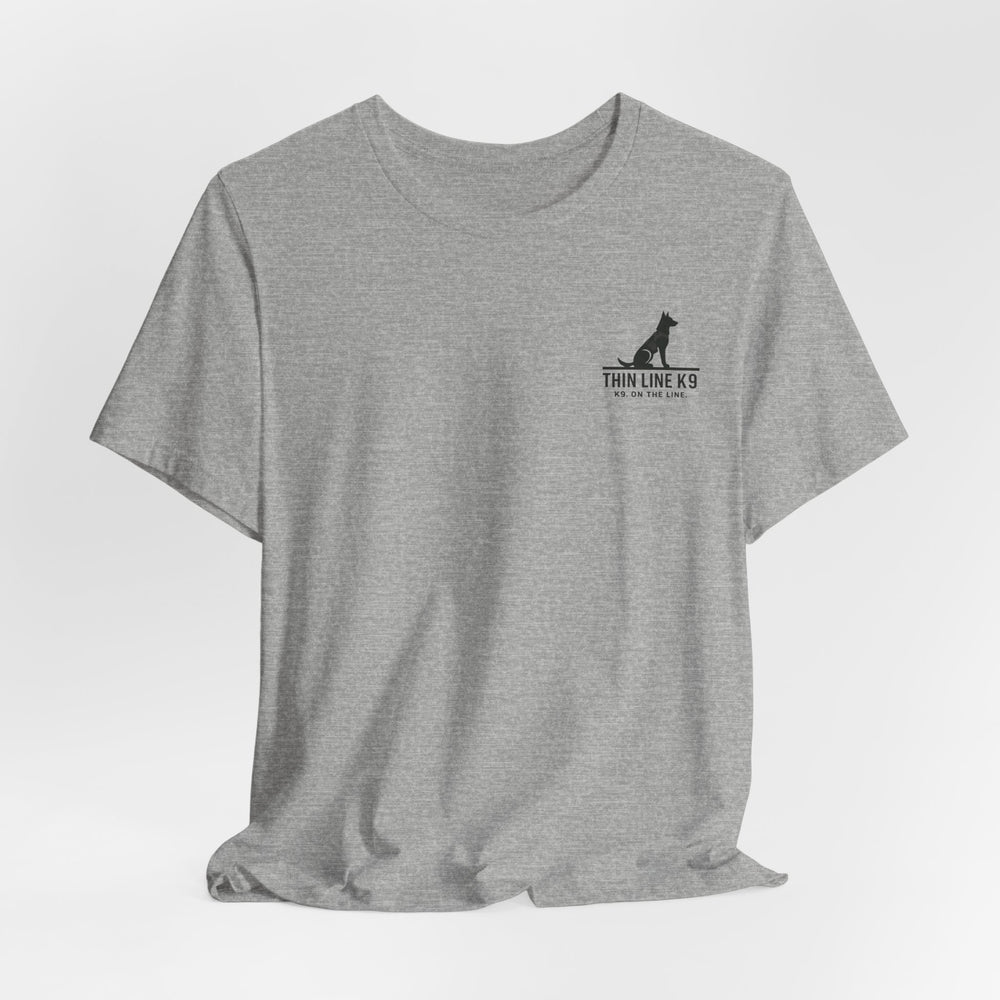 Thin Grey Line Flag Tee – Corrections Don’t Cry, They Contain