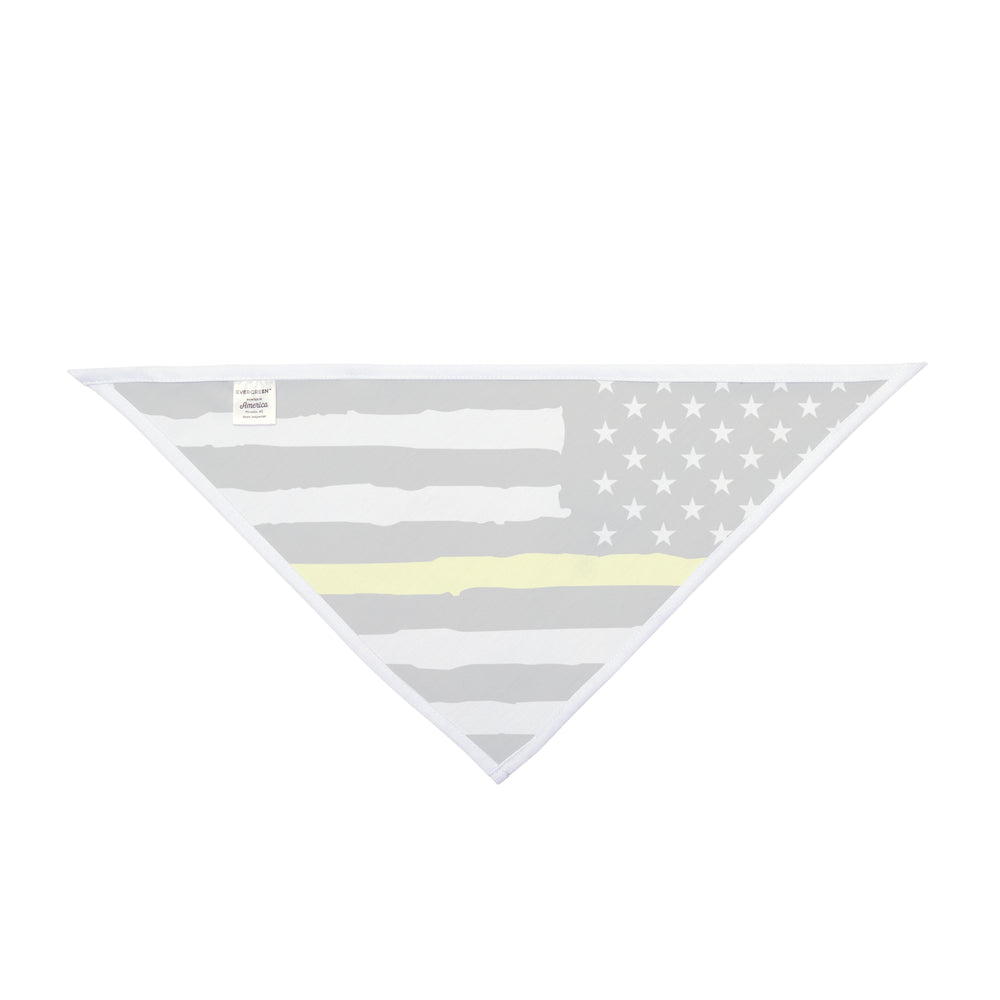 Thin Yellow Line Dog Bandana