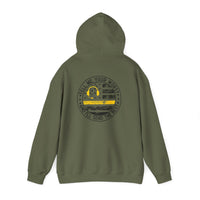 Thin Yellow Line hoodie with “Tell Me Your Worst and I’ll Send the Best”