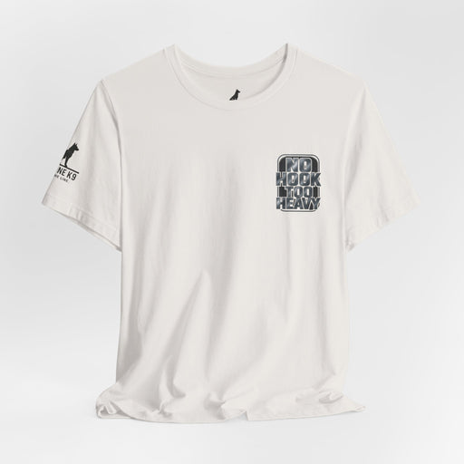 No Hook Too Heavy – Tow Truck Flag Tee