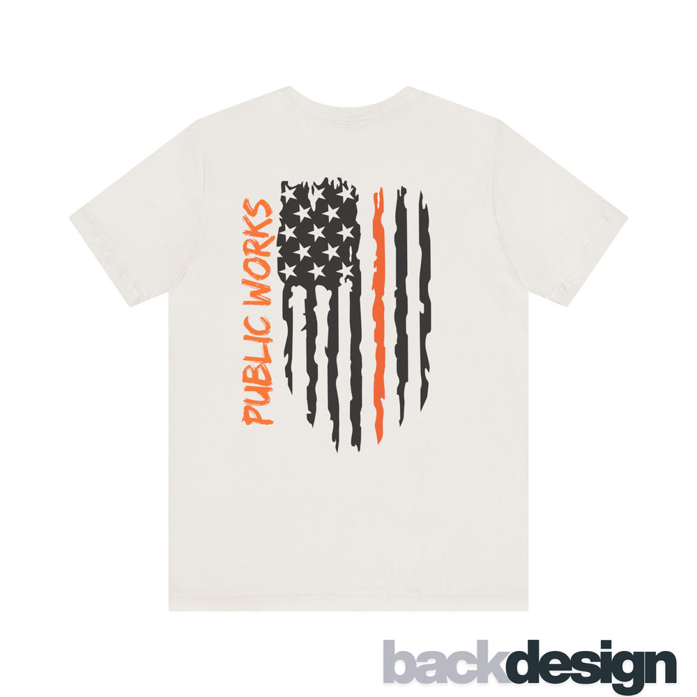 Thin Orange Line Tee – Department of Public Works