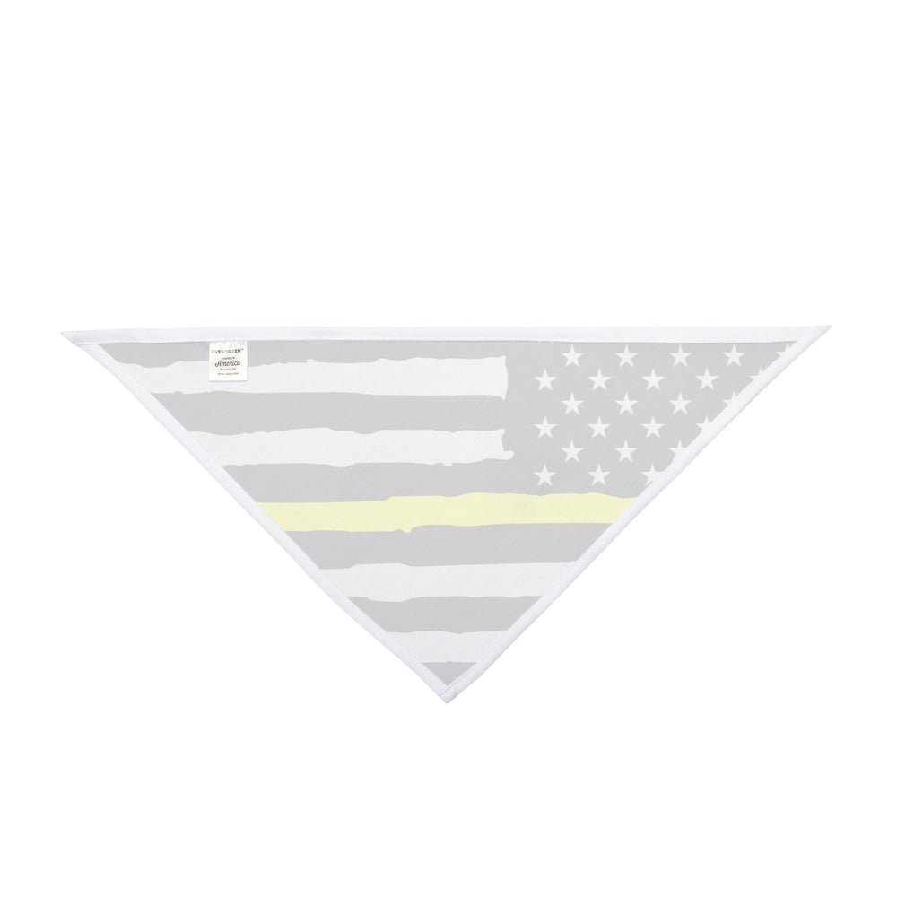 Thin Yellow Line Dog Bandana