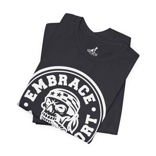 Embrace Discomfort – Skull Patriot Tee