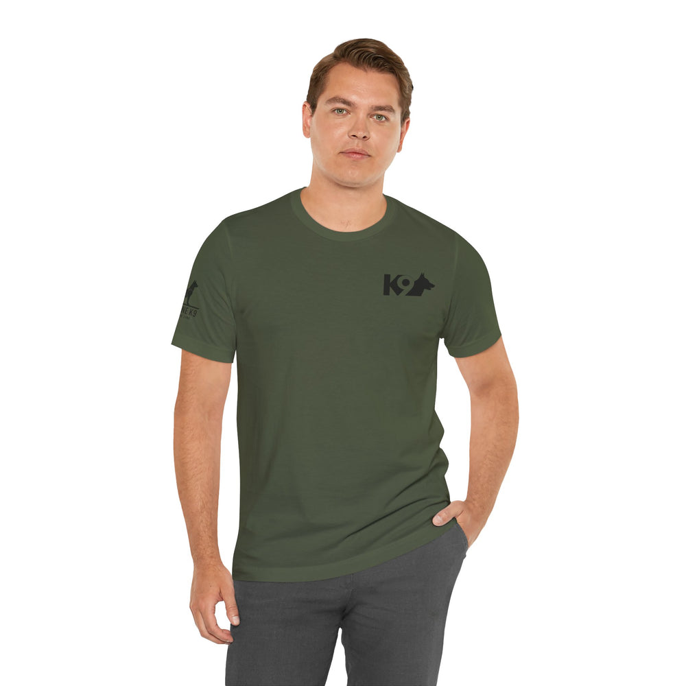 Patriotic K9 American Flag Tee