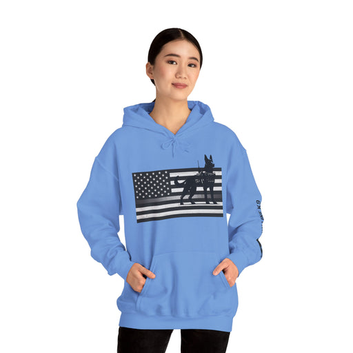 Thin Silver Line K9 Hoodie – Loyalty Wears a Badge