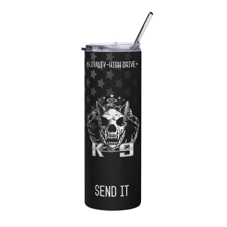 K9 Skull Tumbler with Vow - 20 oz