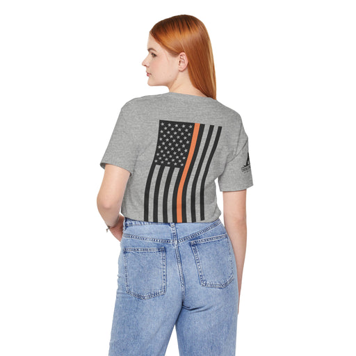 DPW Thin Orange Line Tee – Built for the Backbone