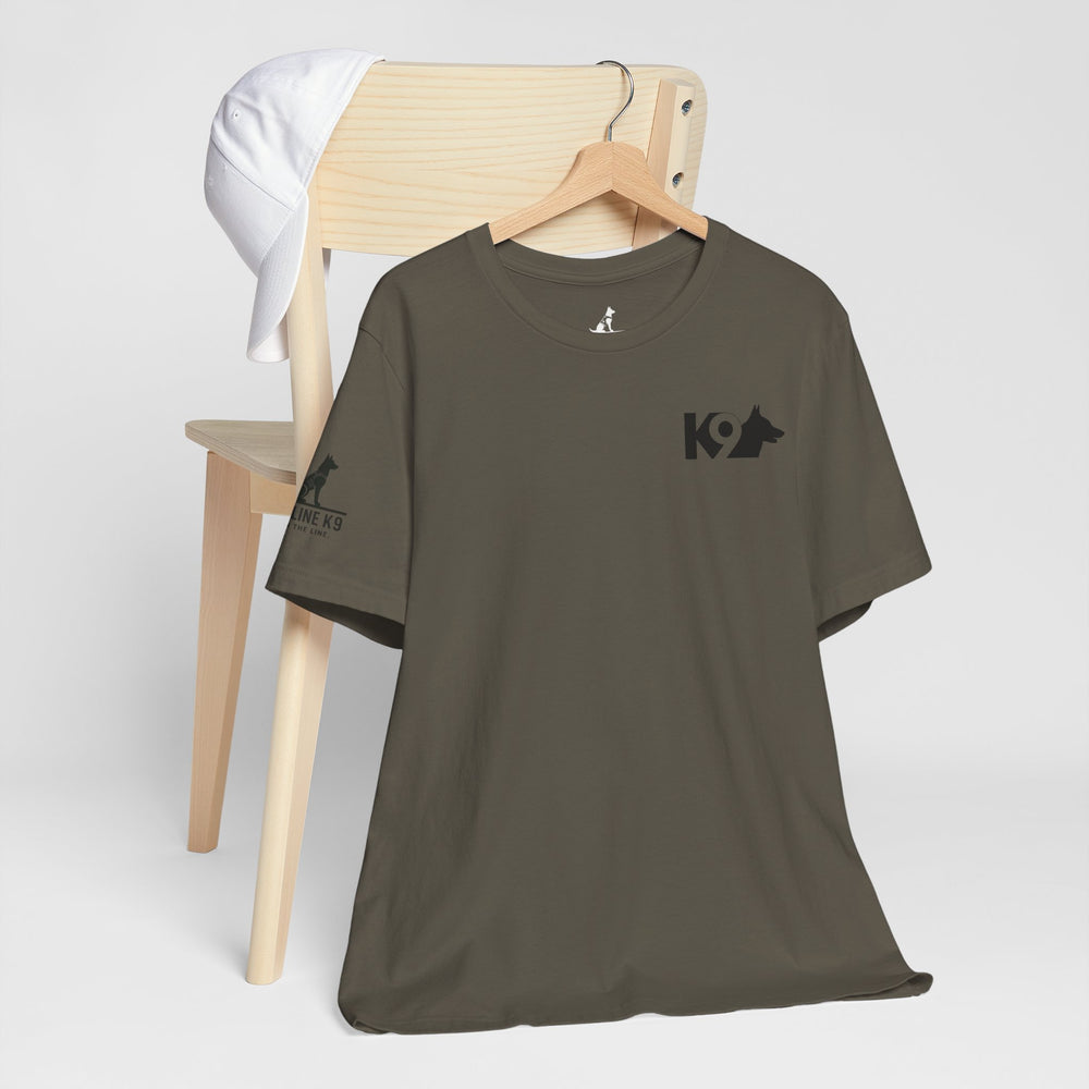 Patriotic K9 American Flag Tee
