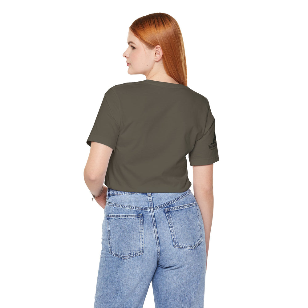 Distressed American Flag – Dept of Works Tee