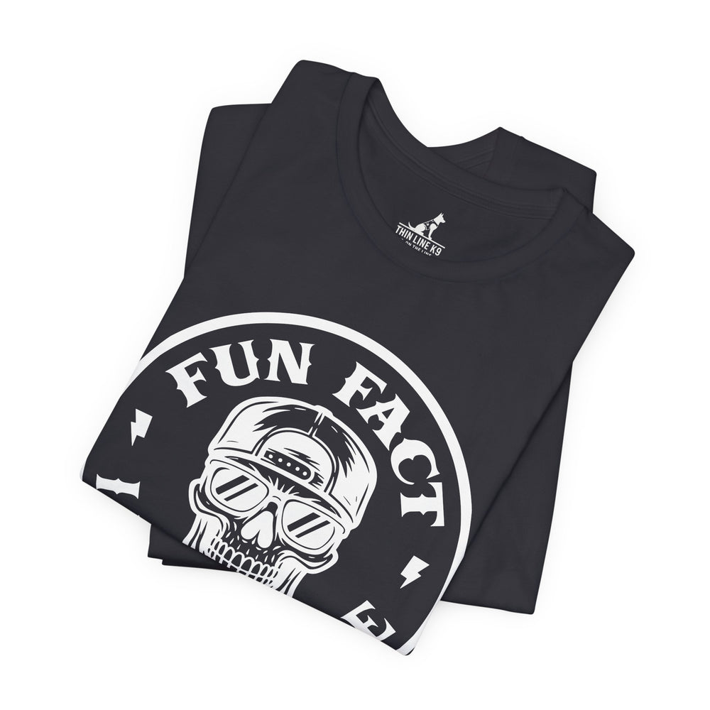 Fun Fact: I Don’t Care – Skull Tee