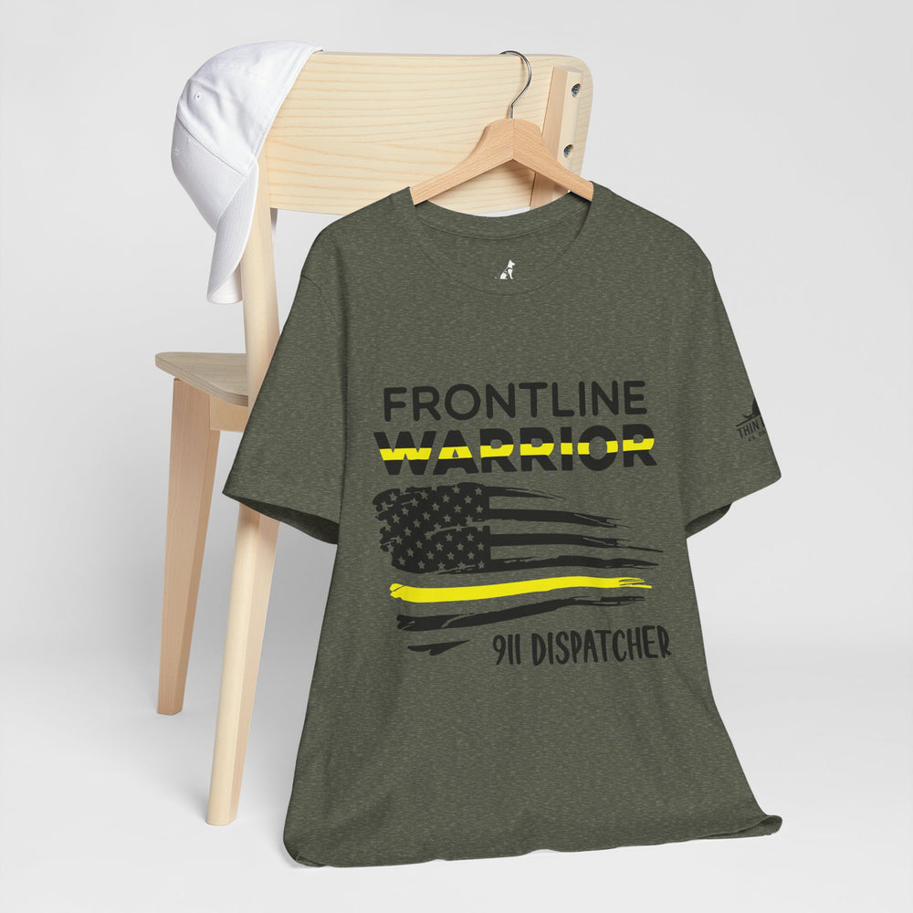 Frontline Warrior 911 Dispatcher T-Shirt – Thin Yellow Line Pride