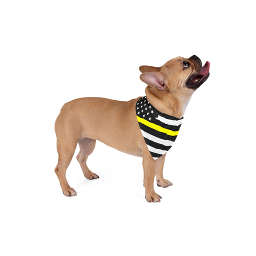 Thin Yellow Line Dog Bandana