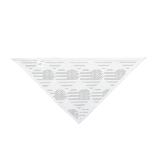 Thin Green Line Heart Dog Bandana