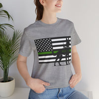 Thin Green Line Patriot Tee – Military & Federal Support