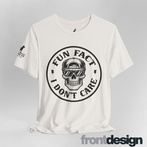 Fun Fact: I Don’t Care – Skull Tee