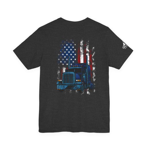American Hauler – Distressed Flag Truck Tee