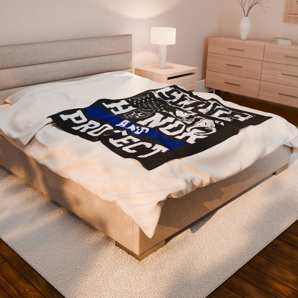 Serve Honor Protect Law Enforcement Plush Blanket