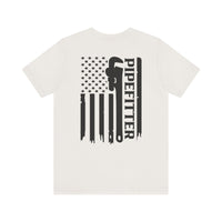 Pipefitter Pride – American Flag Trades Tee