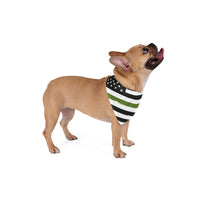 Thin Green Line Flag Dog Bandana