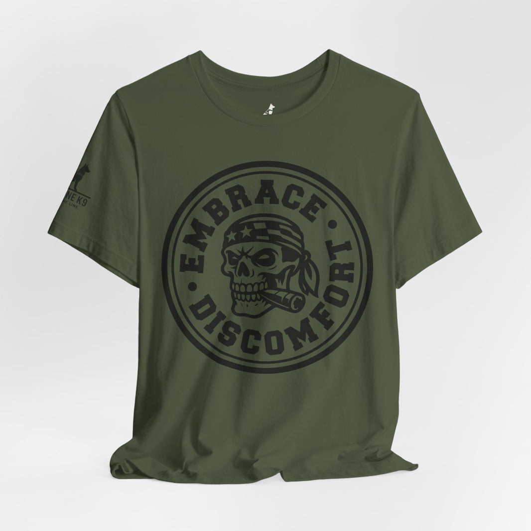 image Embrace Discomfort – Skull Patriot Tee