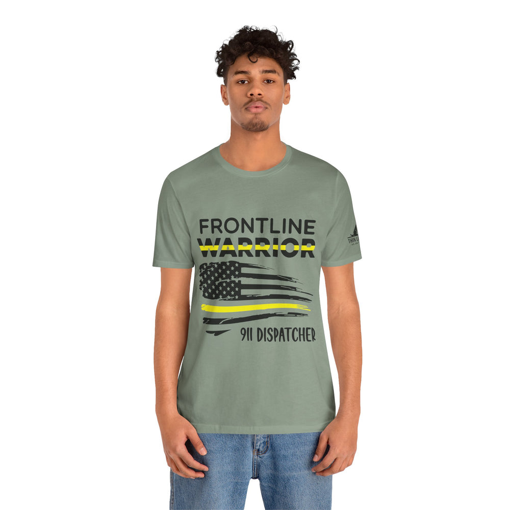 Frontline Warrior 911 Dispatcher T-Shirt – Thin Yellow Line Pride