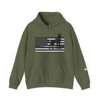 Thin Silver Line K9 Hoodie – Loyalty Wears a Badge