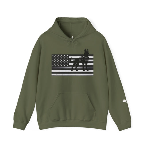 Thin Silver Line K9 Hoodie – Loyalty Wears a Badge